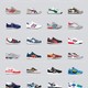 Illustration for article titled Iconic basketball and running sneakers from the 80s and 90s
